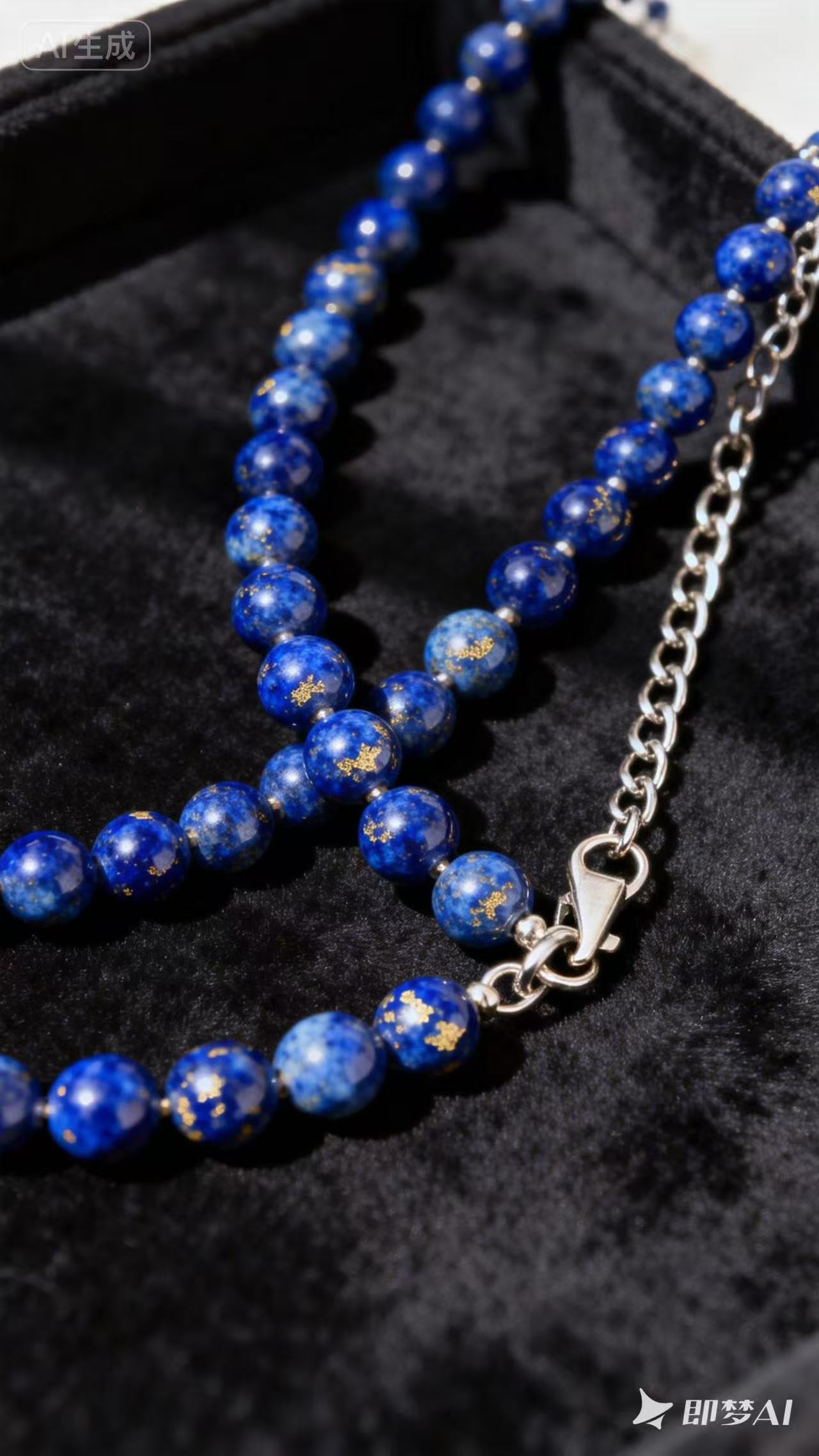 Stunning Royal Lapis Lazuli Necklace | 100% Authentic "Starry Night" Stone for Wisdom & Truth - Image 5
