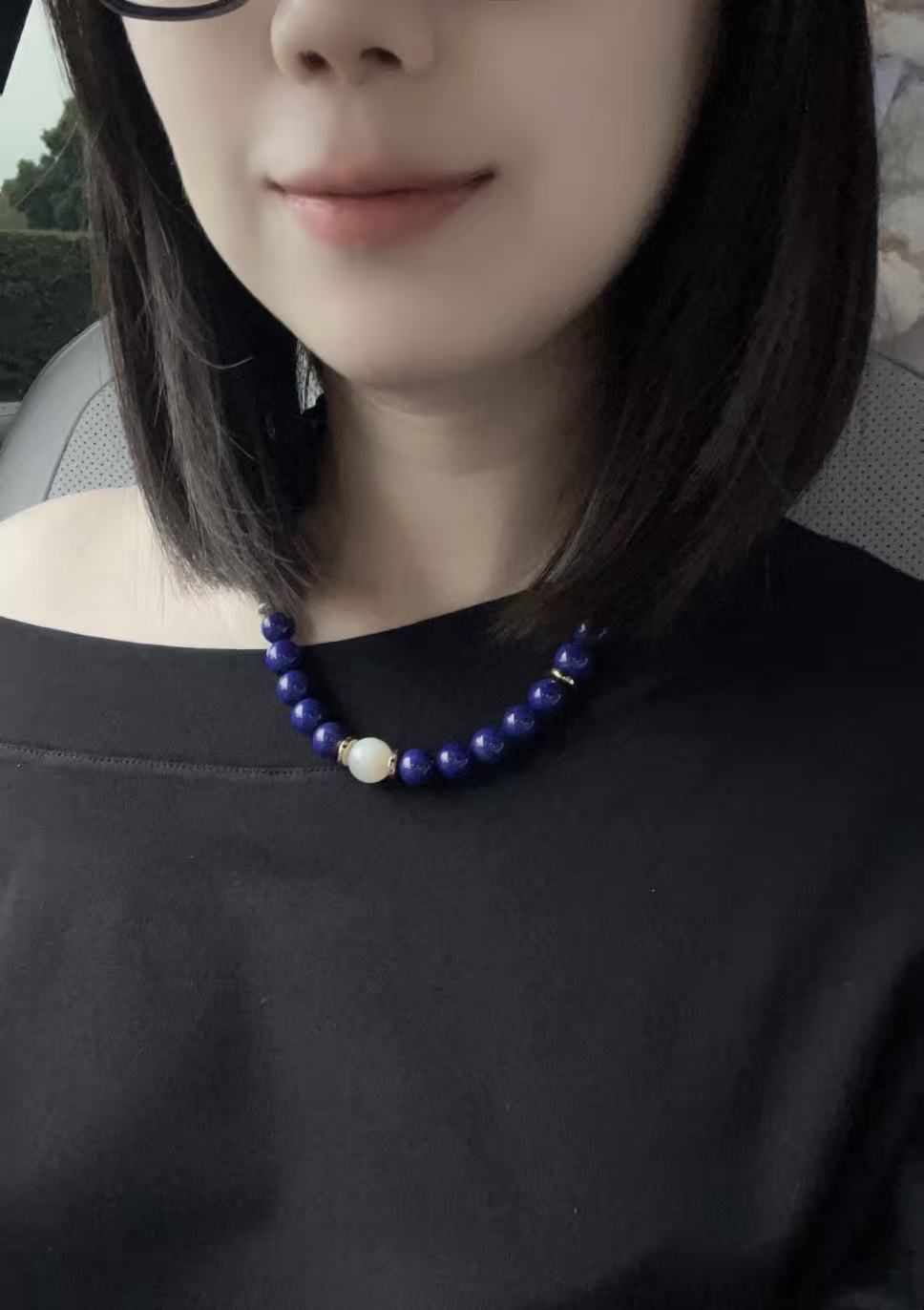 Stunning Royal Lapis Lazuli Necklace | 100% Authentic "Starry Night" Stone for Wisdom & Truth - Image 6