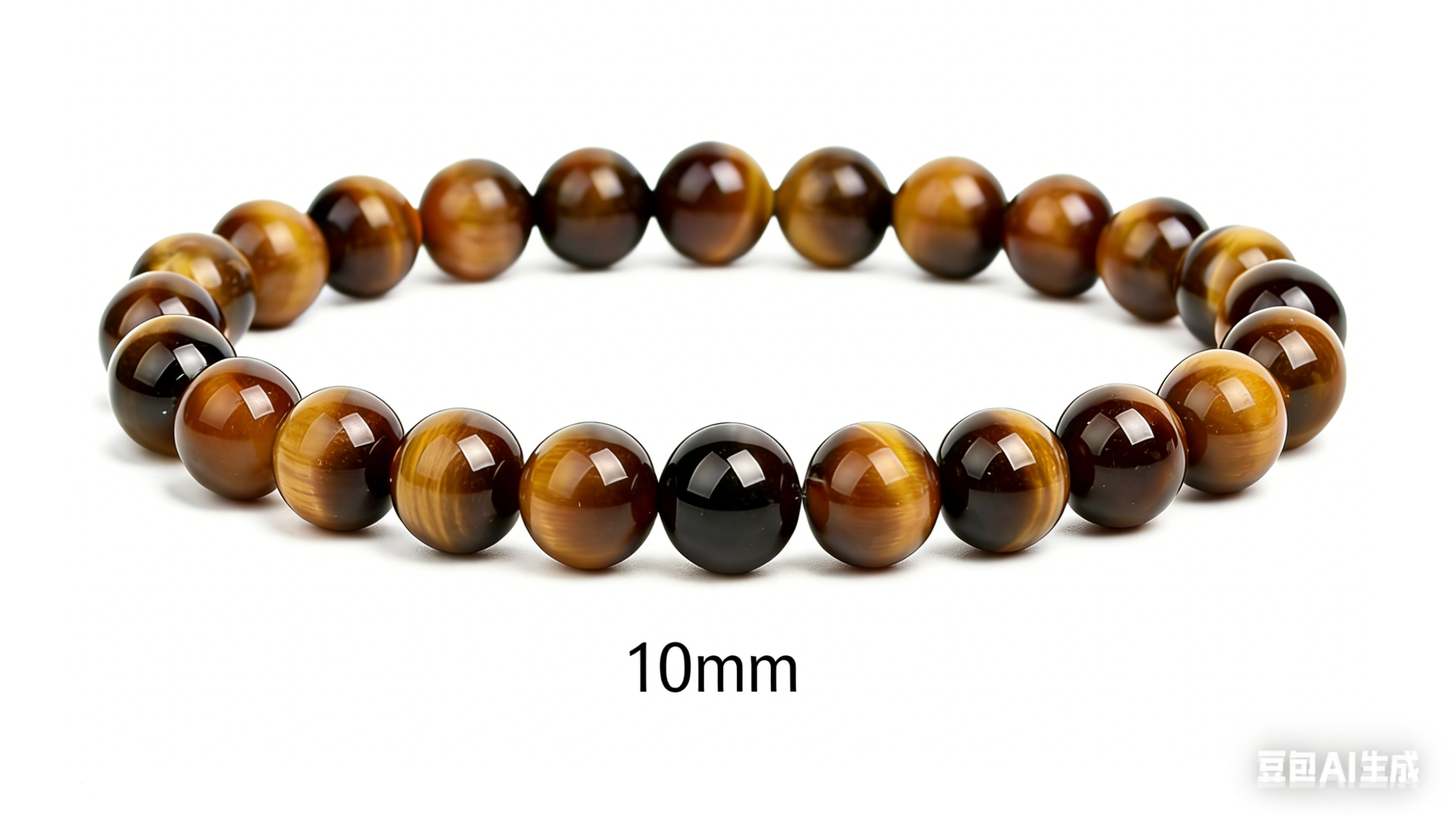 3A Pure Natural Tiger Eye Stone Bracelet - Good Luck, Attract Wealth, Enhance Affection, Exquisite Design - Image 3