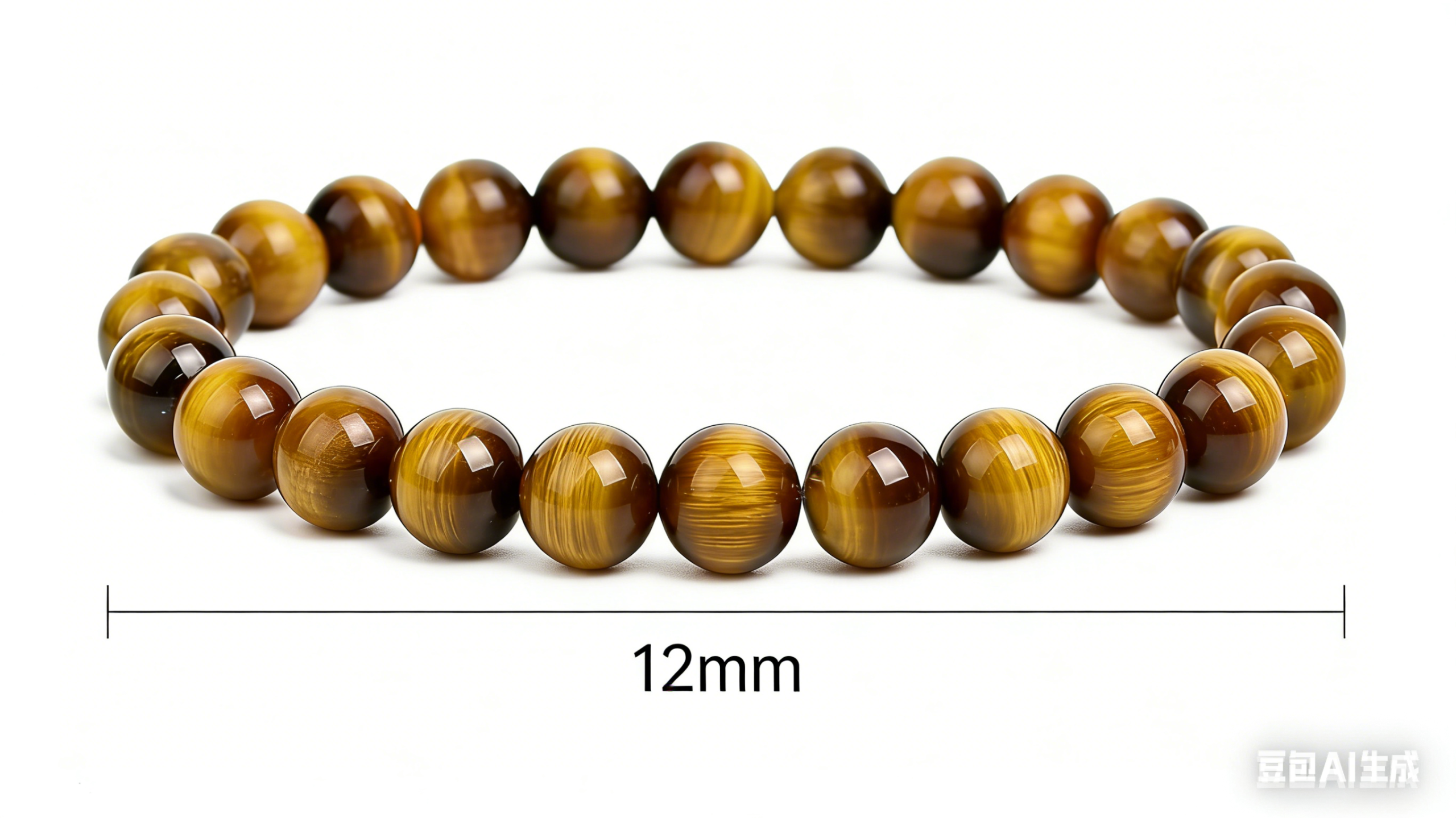 3A Pure Natural Tiger Eye Stone Bracelet - Good Luck, Attract Wealth, Enhance Affection, Exquisite Design - Image 4