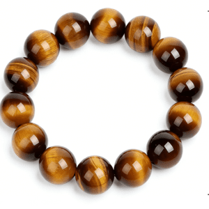 3A Pure Natural Tiger Eye Stone Bracelet - Good Luck, Attract Wealth, Enhance Affection, Exquisite Design